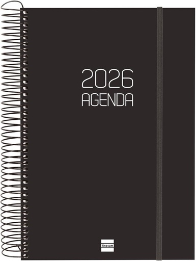 [742886026] AGENDA FINOCAM OPAQUE E11 1DP 2026 NEGRE CAT+ 742886026