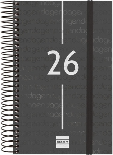 [741136026] AGENDA FINOCAM YEAR E5 1DP 2026 NEGRE CAT+ 741136026