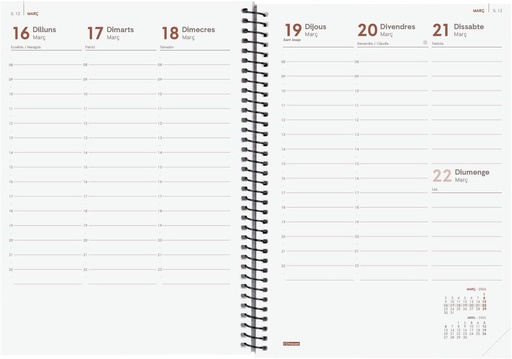 [742026026] AGENDA FINOCAM YEAR E10 SVV 2026 NEGRE CAT+ 742026026