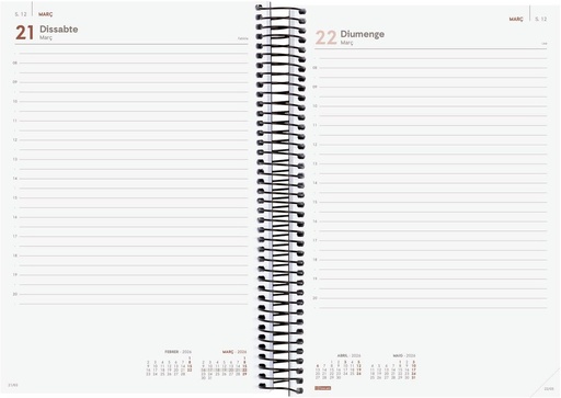 [742086026] AGENDA FINOCAM YEAR E11 1DP 2026 NEGRE CAT+ 742086026