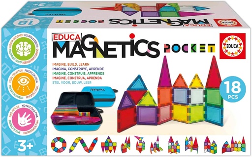 [E20271] EDUCA MAGNETICS POCKET 18pcs EDUCA 20271