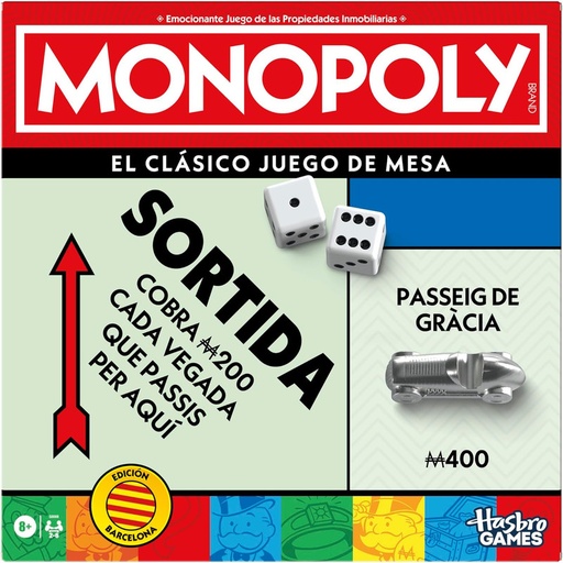[074-9118] JUEGO MONOPOLY BARCELONA CLASSIC