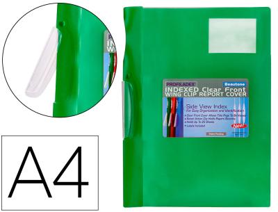 [BEA80731] Carpeta beautone dossier pinza lateral 48383 polipropildin a4 verde pinza giratoria 