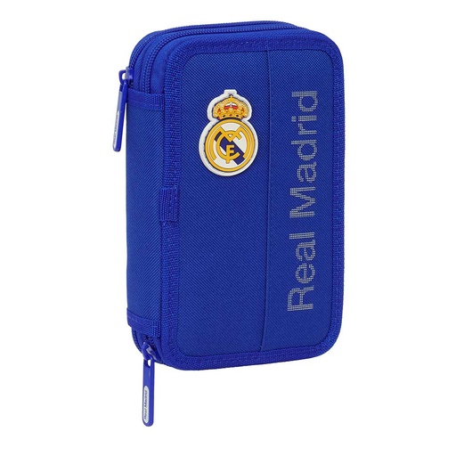 [412624854] PLUMIER DOBLE PQÑO 29 pcs REAL MADRID 12.5x19.5x4cm