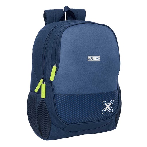 [642512665] MOCHILA ADAPT.CARRO MUNICH "BLUE INDIGO" 32x44x4cm