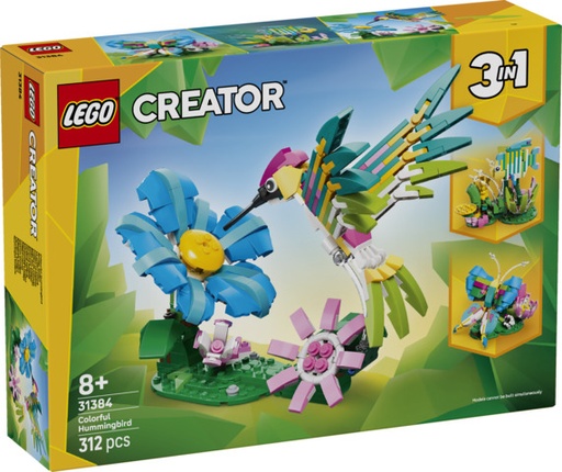 [LE31384] Fauna Salvaje: Colibrí de Colores LEGO 31384