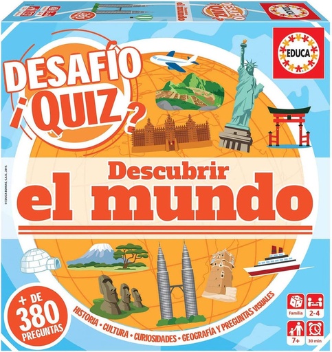 [E18218] DESAFÍO QUIZ DESCUBRIR EL MU  EDUCA 18218