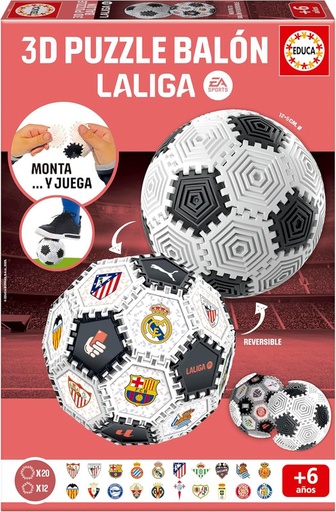 [E20339] PUZZLE BALÓN 3D LALIGA FSC(R  EDUCA 20339