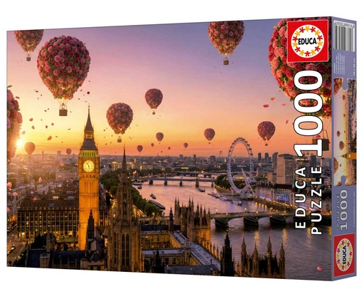 [E20565] PUZZLE 1000 LONDRES EN FLOR FSC(R) EDUCA 20565