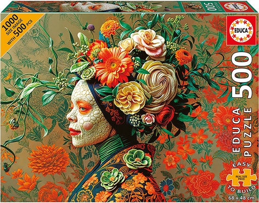 [E20232] PUZZLE 500 PLUS REINA LAGARTO FSC(R EDUCA 20232