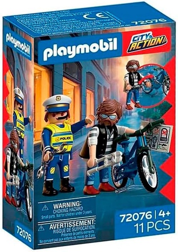 [PL72076] Robo de bicicleta PLAYMOBIL 72076