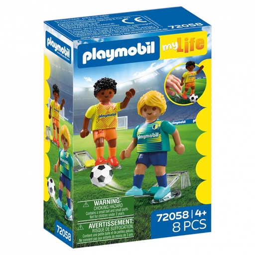 [PL72058] Jugadores de fútbol PLAYMOBIL 72058