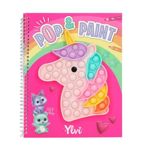 [TM0013755] Ylvi Pop & Paint libro para colorear 13755