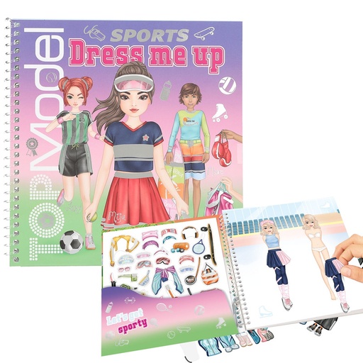 [TM0013808] TOPModel Dress Me Up Libro de pegati 13808