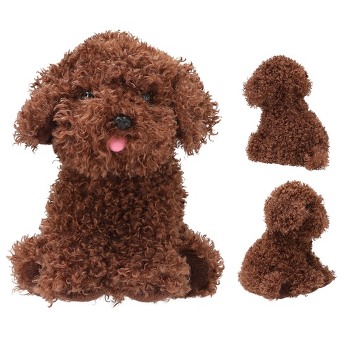 [TM0013862] TM perro de peluche Cody marrón oscur 13862
