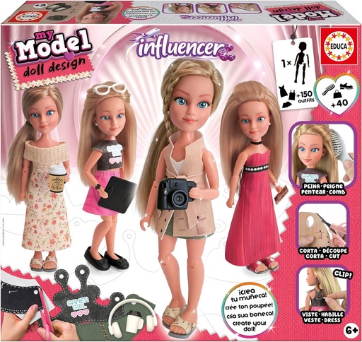 [E20650] MY MODEL DOLL INFLUENCER FSC EDUCA 20650
