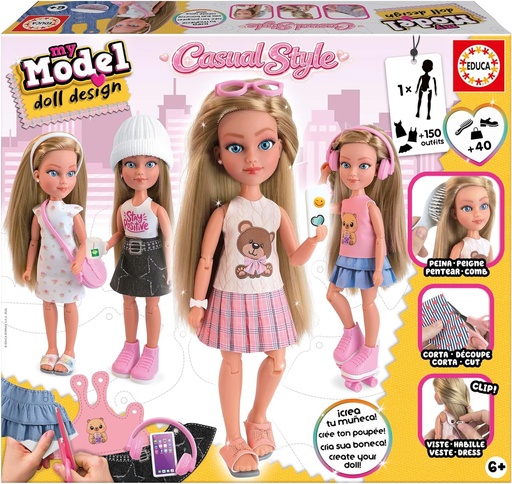 [E20652] MY MODEL DOLL CASUAL STYLE F EDUCA 20652