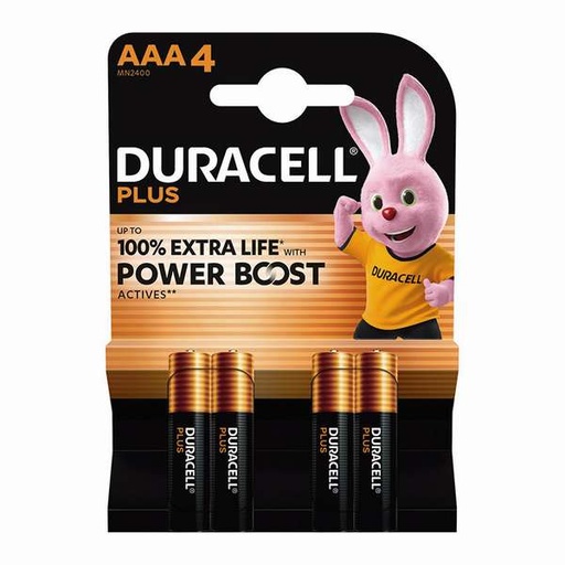 [DURMIN2400] Blister 4 pilas duracell power boost AAA