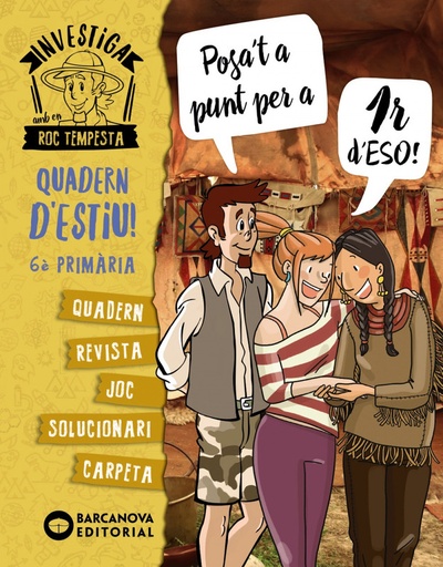 [978844895433] Investiga amb Roc Tempesta 6è. Posa't a punt per a 1r d'ESO