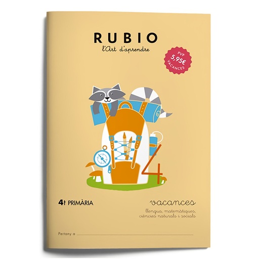 [978841597195] Rubio vacances 4t.primaria