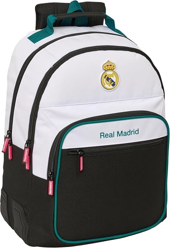 [612654773] MOCHILA DOBLE ADAPT.CARRO REAL MADRID EQUIP. 26/27 SAFTA 612654773