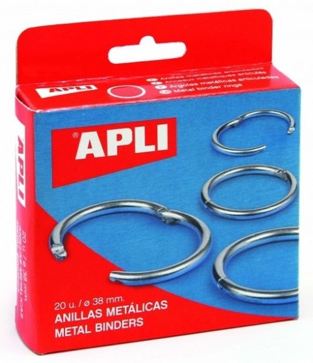 [APLI00454] ANILLA METALICA 38MM ARTICULADAS APLI