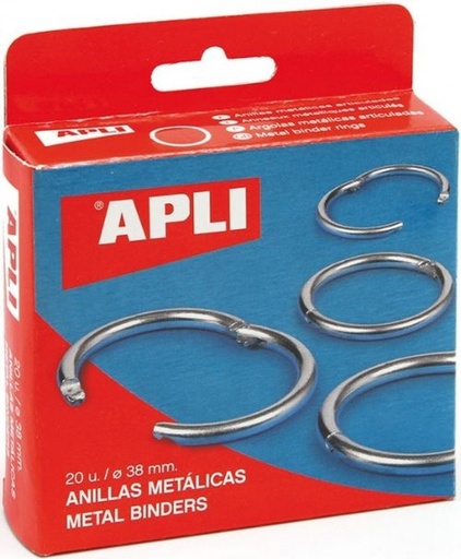 [APLI00451] ANILLA METALICA 20MM ARTICULADAS APLI