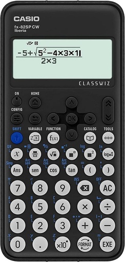 [CASFX-82-SPCW] CALCULADORA CASIO CIENTIFICA FX-82SPCW CLASSWIZ 300 FUNCIONES