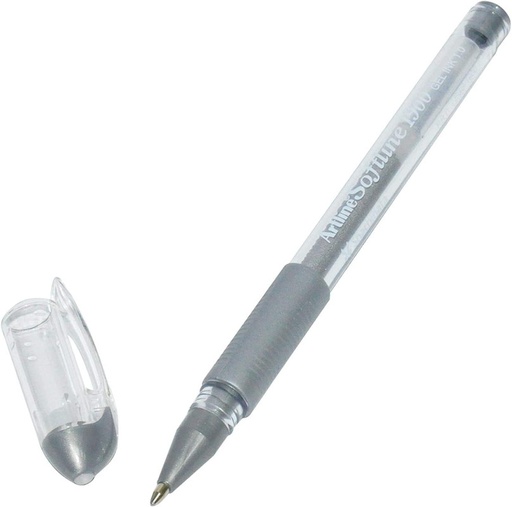 [EGB-1900-PL] Boligrafo artline 1900 softline tinta aceite metalico plata. Artiline