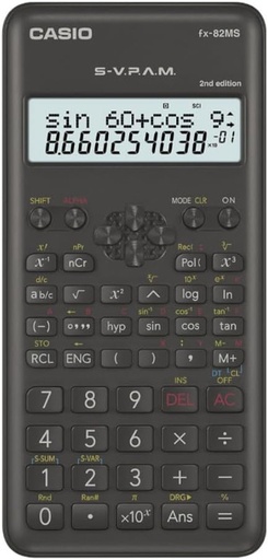 [FX-82-MS-2] CALCULADORA CASIO CIENTIFICA FX-82MS CS1474