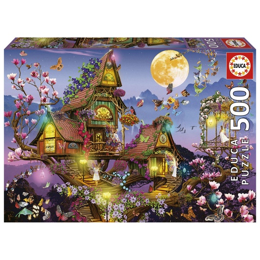 [E19554] PUZZLE 500 CASA DE LAS HADAS FSC® EDUCA 19554