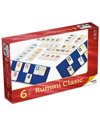 [CAY744] RUMMICLASIC 6 JUGADORES GRANDE CAYRO 744 JUEGOS DE MESA