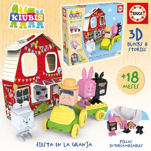 [E19224] FIESTA EN LA GRANJA THE KIUB EDUCA 19224