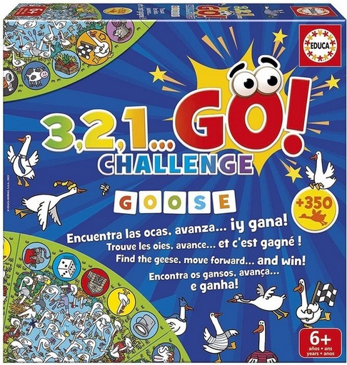 [E19420] JUEGO 3,2,1 GO CHALLENGE GOOSE