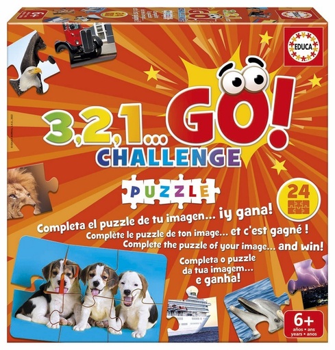 [E19390] JUEGO 3,2,1 GO CHALLENGE PUZZLE F