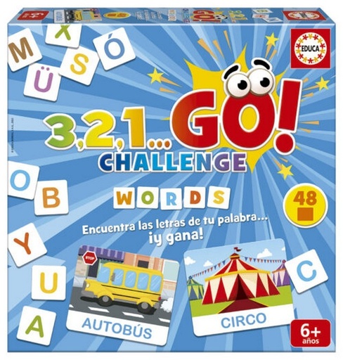[E19391] JUEGO 3,2,1 GO CHALLENGE WORDS FS
