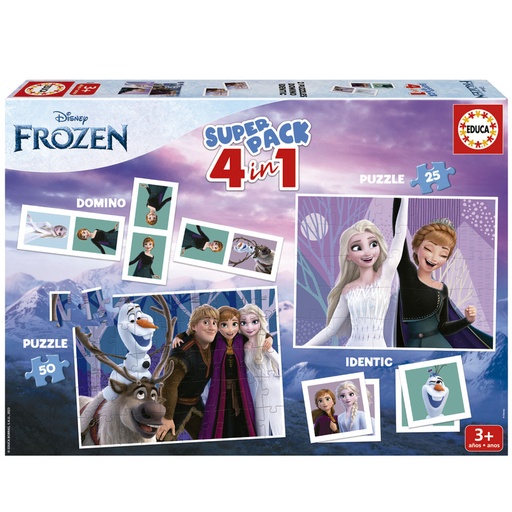 [E19737] JUEGO SUPERPACK FROZEN  EDUCA 19737  EDUCA 19737