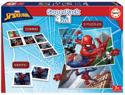 [E19353] JUEGO SUPERPACK SPIDERMAN EDUCA 19353