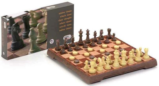 [CAY455] AJEDREZ-DAMAS MAGNÉTICO GRANDE CAY455 JUEGOS DE MESA