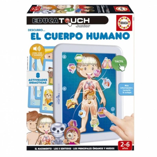 [E19174] JUEGO TOUCH JUNIOR EL CUERPO HUMANO EDUCA 19174