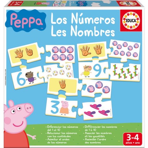 [E16224] LOS NÚMEROS PEPPA PIG   EDUCA 16224