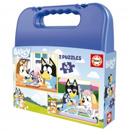 [E19830] PUZZLE PROGRESIVOS MALETA BLUEY EDUCA 19830