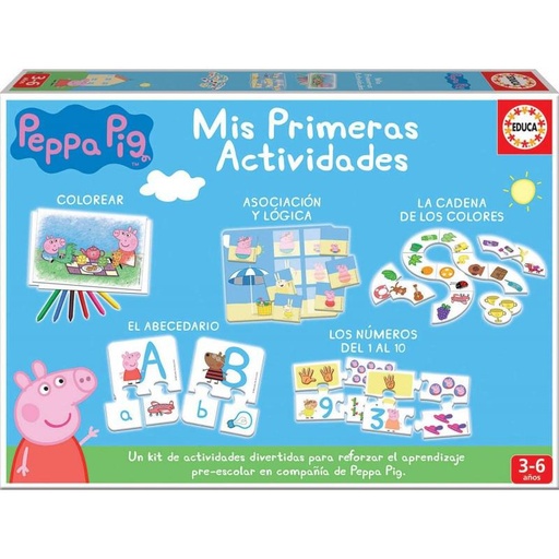 [E17249] MIS PRIMERAS ACTIVIDADES PEPPA PIG  EDUCA 17249