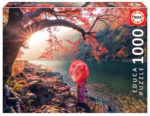 [E18455] PUZZLE 1000 AMANECER RIO KATSURA F EDUCA 18455