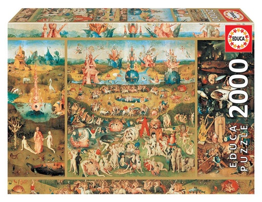 [E18505] PUZZLE 2000 EL JARDÍN DE LAS DELICIAS EDUCA 18505