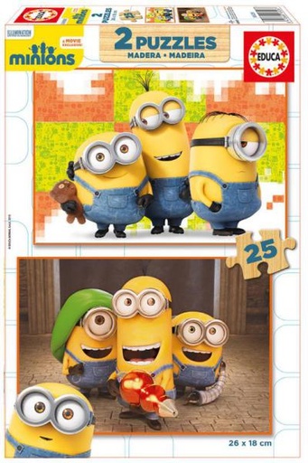 [E16526] PUZZLE 2x25 MINIONS
