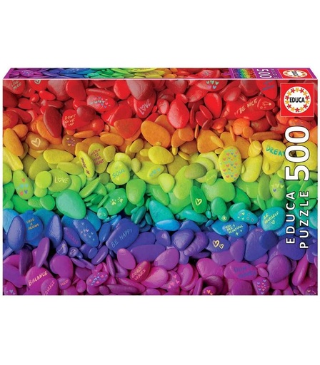 [E19248] PUZZLE 500 PIEDRAS DE COLORES